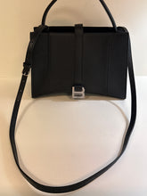 Balenciaga Bag, Black Grained Leather Hourglass Small East-West Bag