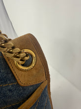 Saint Laurent Bag, Denim Suede Monogram Medium Niki Chain Satchel