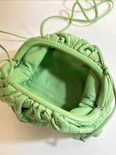 Bottega Veneta Bag, Pistachio Nappa Intrecciato ‘The Mini Pouch’ Crossbody
