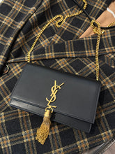 Saint Laurent Bag, Black Leather Small Kate Tassel Bag
