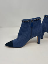 Chanel Shoes, Denim Cap Toe Short Boots (size 39)