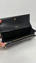 Valentino Black Leather Rockstud Wristlet Wallet