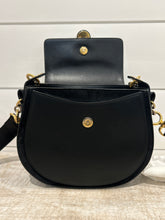 Chloé Bag, Black Calfskin & Suede Large Tess Crossbody Bag