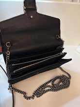 Gucci Bag, Black Velvet GG Monogram Mini Dionysus Wallet on Chain