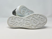 Alexander McQueen Shoes, White Oversized Metallic Leather Sneakers (size 35)