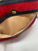 Gucci Bag, Red Ophidia GG Suede Leather Clutch