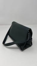 Victoria Beckham Green Leather Chain Mini Pouch
