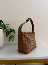Bottega Veneta Bag, Wood Brown Nappa Intrecciato Mini Wallace Shoulder Bag