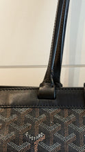 Goyard Bag, Black Goyardine Canvas Bellechasse PM Tote