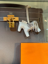Hermès Craie & Ombre Lizard Horse Rodeo Touch Bag Charm PM