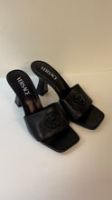 Versace Shoes, Black Medusa Leather Sandals (size 36.5)