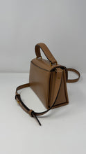 Mulberry Sable High Gloss Leather Small Lana Top Handle