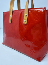 Louis Vuitton Bag, Poppy Red Monogram Vernis Reade PM Tote
