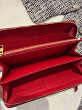 Louis Vuitton Red Empreinte Monogram Leather Zippy Wallet