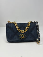 Chanel Bag, 2020 Denim Quilted 19 Wallet On Chain