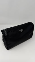 Prada Black Re-Nylon Necessaire Tessuto Nylon Large Pouch