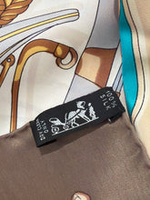 Hermes Multicolor 'Bateau A Vapeur De Jouffroy D'abbans 1784' Silk Scarf