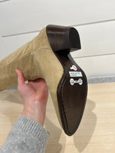 Ralph Lauren Shoes, Beige Suede Tall Western Boots (size 6.5)