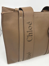 Chloé Bag, Brown Leather Medium Woody Tote Bag