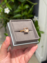 David Yurman Chatelaine Ring with Morganite and Diamonds in 18k Rose Gold, 11mm