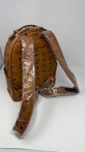 MCM Bag, Cognac Leather Stark Small Backpack