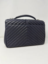 Saint Laurent Bag, Dark Navy Leather Monogram Medium College Shoulder Bag