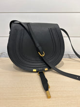 Chloé Bag, Black Medium Marcie Leather Saddle Bag