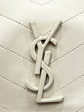 Saint Laurent Bag, Cream Lambskin Matelasse Monogram Medium Niki Chain Satchel