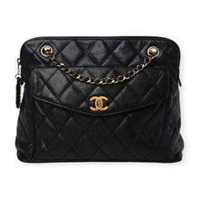 Chanel Bag, Black Caviar Quilted Flap Shoulder Bag