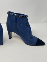 Chanel Shoes, Denim Cap Toe Short Boots (size 39)
