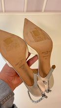 Jimmy Choo Shoes, Ivory Saeda 100 Embellished Pointed Toe Pumps (size 36)