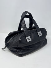 Chanel Bag, 2004 Black Quilted Calfskin Leather Chocolate Bar Bag