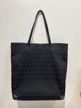 Fendi Bag, Black FF Zucca Canvas Small Tote