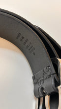 Gucci Black GG Guccissima Leather Belt (size 85)