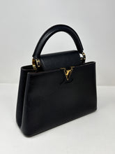 Louis Vuitton Bag, Black Taurillon Leather Capucines BB