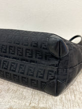 Fendi Bag, Black FF Zucca Canvas Small Tote