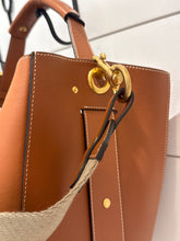 Ghurka Bag, Tan Leather Bucket Bag