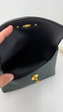 Mulberry Green Leather Darley Cosmetic Pouch