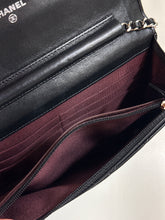 Chanel Bag, 2018 Black Lambskin Quilted Wallet On Chain