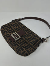 Fendi Bag, Tobacco Zucca Canvas Baguette
