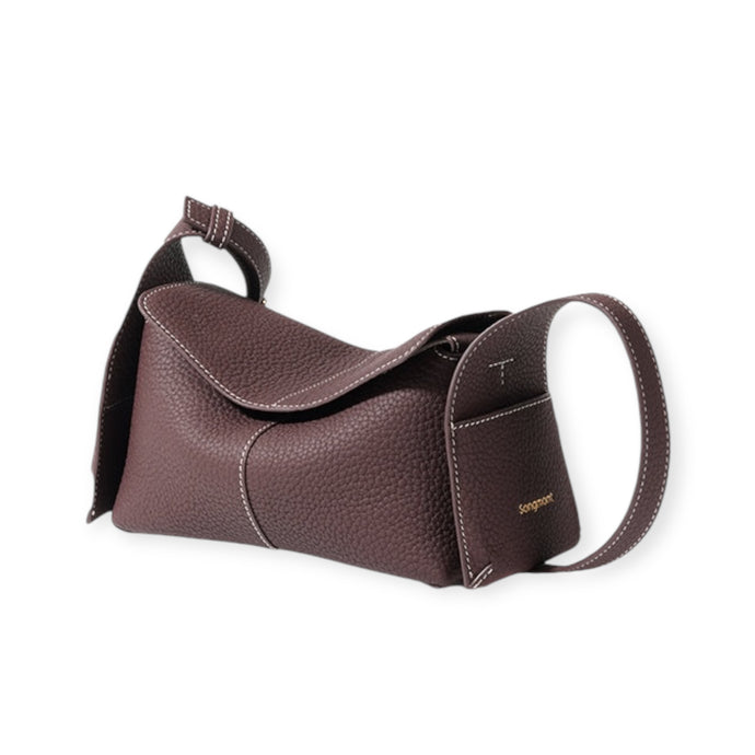 Songmont Bag, Brown Mini Drippy Roof Bag