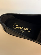 Chanel Shoes, Black Lambskin Quilted CC Turnlock Loafers (size 38)