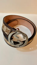 Gucci Monogram Canvas Interlocking G Belt (size 85)