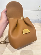 Polene Camel Leather Numéro Un Mini Crossbody