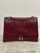 Balenciaga Bag, Dark Red Crush Calfskin Leather Medium Chain Bag