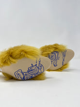 Burberry Shoes, Yellow Shearling Minnie Mules (size 38.5)