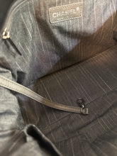 Chanel Bag, Black Lambskin Leather Quilted “In and Out” Maxi Shoulder Bag