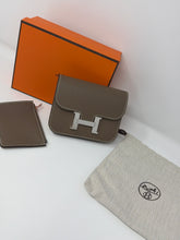 Hermès 2024 Étoupe Evercolor Calfskin Constance Slim Wallet