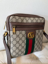Gucci Bag, GG Supreme Monogram Web Small Ophidia Messenger Bag