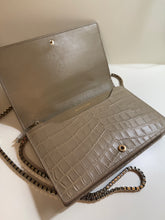Balenciaga Bag, Croc-Embossed Calfskin Leather Neo Classic Chain Wallet